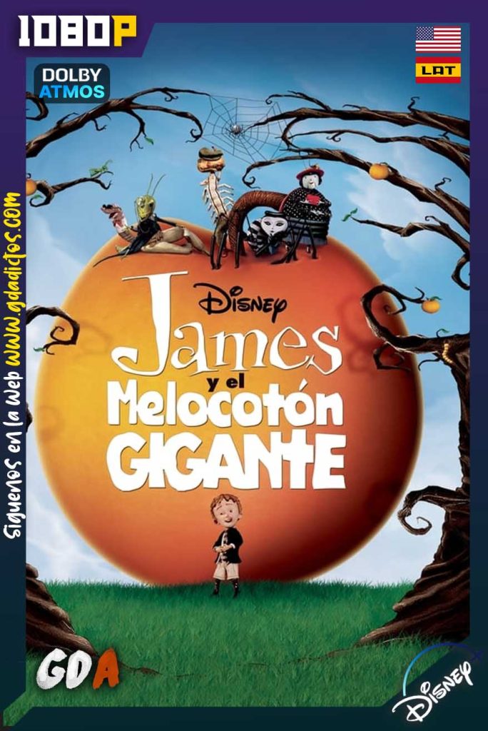 Jim y el Durazno Gigante (1996) DSNP WEB-DL [1080p] [Lat – Ing – Por – Cas]