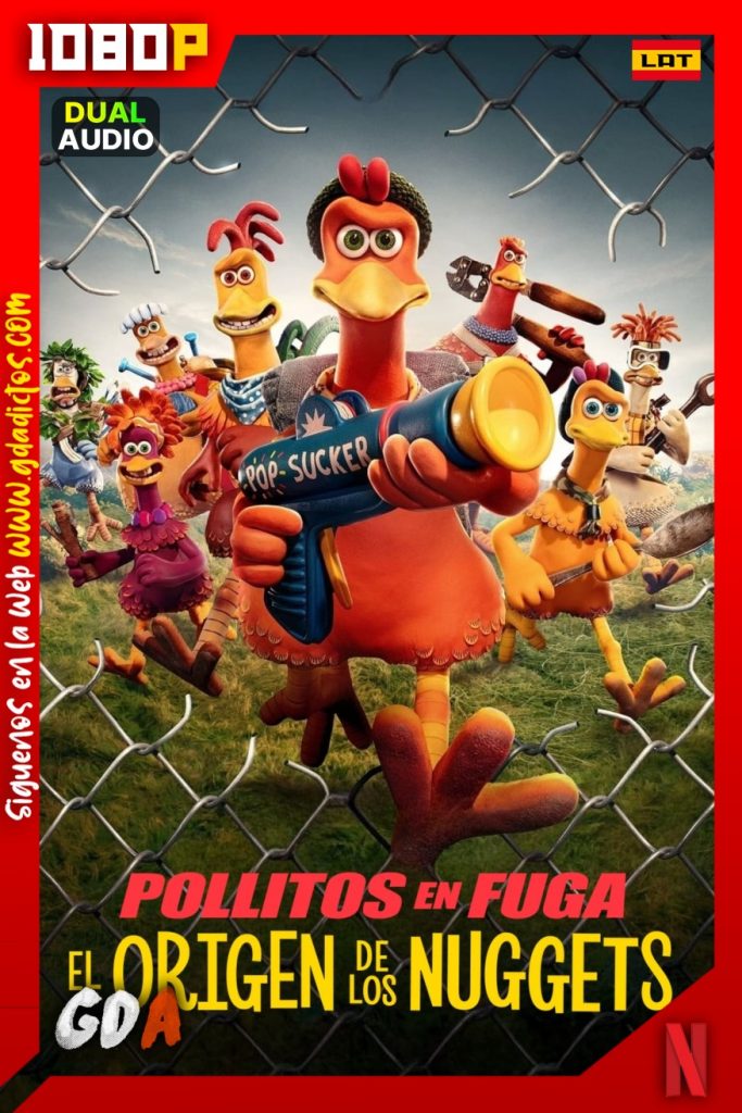 Pollitos en fuga: El origen de los nuggets (2023) NF WEB-DL 1080p [Lat-Ing-Por-Cas]