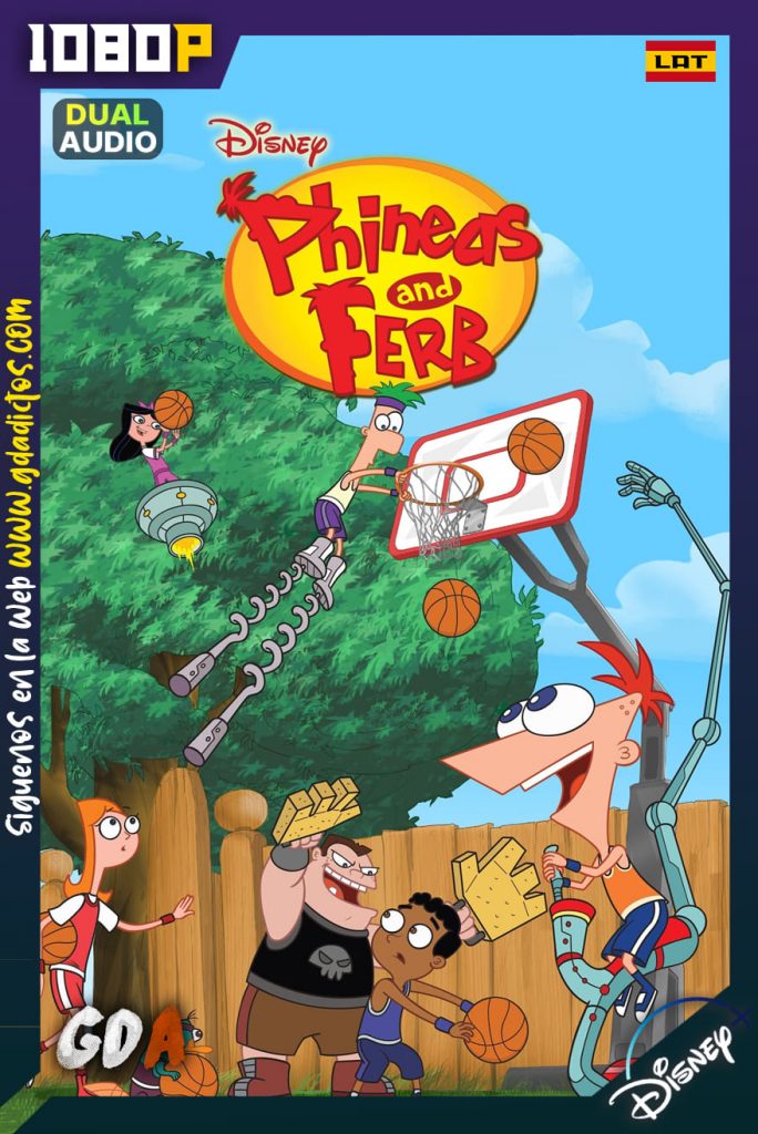 Phineas y Ferb (2007) DSNP 1080p [Lat – Ing – Por – Cas] #5Temporadas