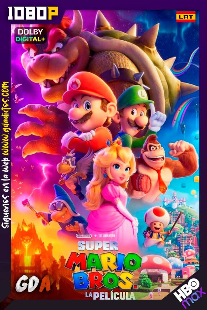 Super Mario Bros. La Pelicula (2023) HMAX WEB-DL [1080p] [Lat – Ing]