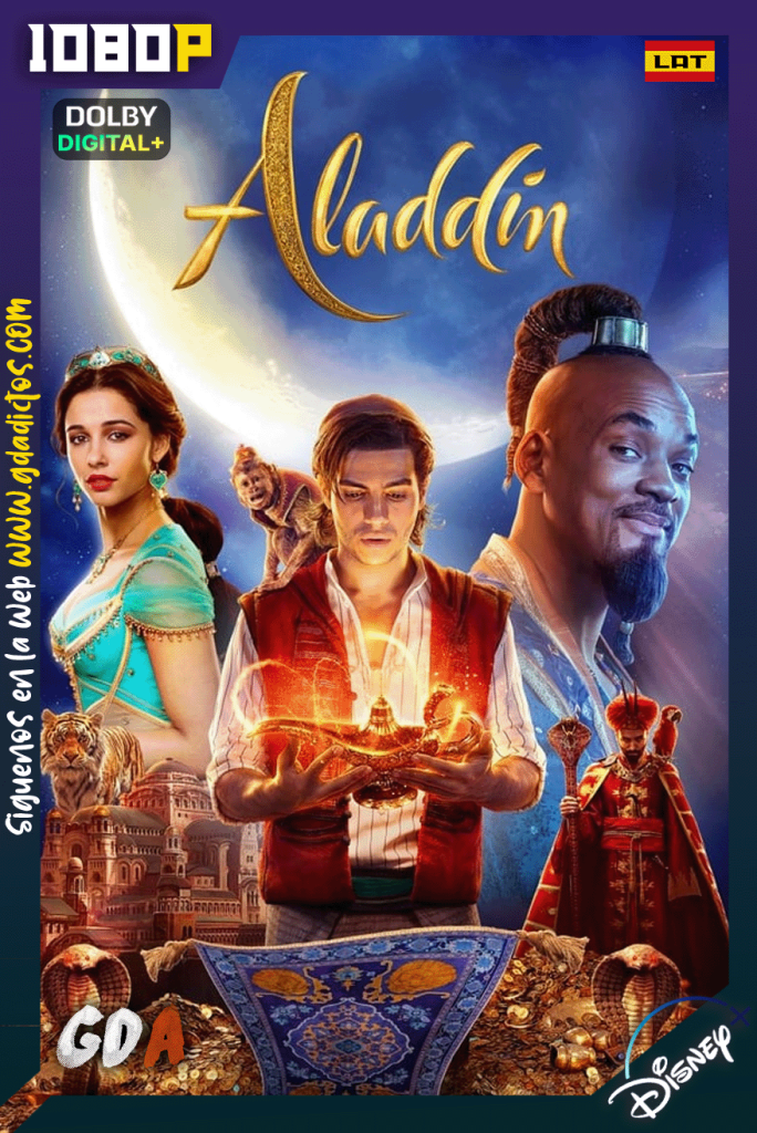 Aladdín (2019) DSNP WEB-DL [1080p] [Lat – Ing – Por – Cas]