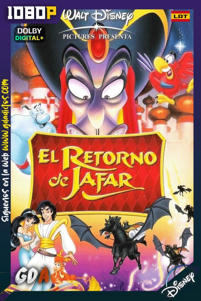 Aladdín: El regreso de Yafar (1994) DSNP WEB-DL [1080p] [Lat – Ing – Por – Cas]