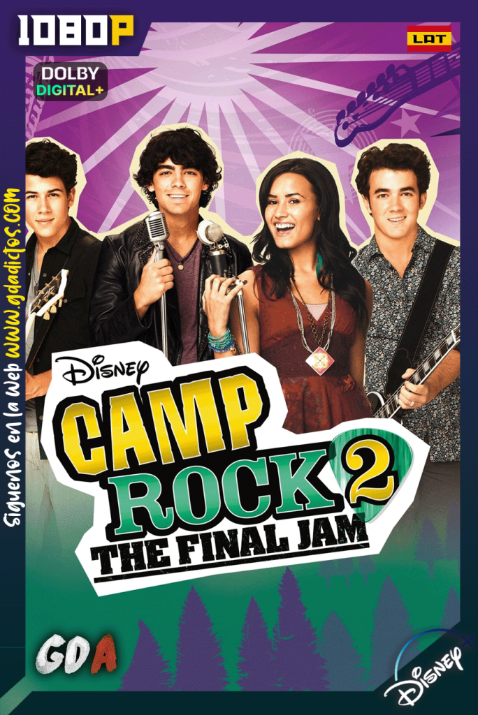Camp Rock 2 The Final Jam (2010) DSNP WEB-DL [1080p] [Lat – Ing – Por – Cas]