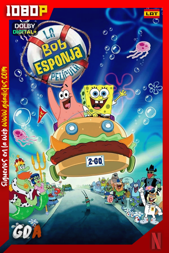 Bob Esponja: La película (2004) NF WEB-DL [1080p] [Lat – Ing – Por – Cas]
