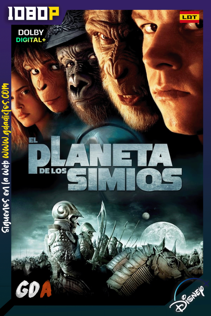 El Planeta de los Simios (2001) DSNP WEB-DL [1080p] [Lat – Ing – Por – Cas]