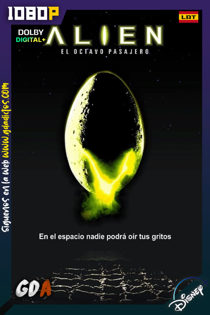 Alien: El Octavo Pasajero (1979) DSNP WEB-DL [1080p] [Lat – Ing – Por – Cas]