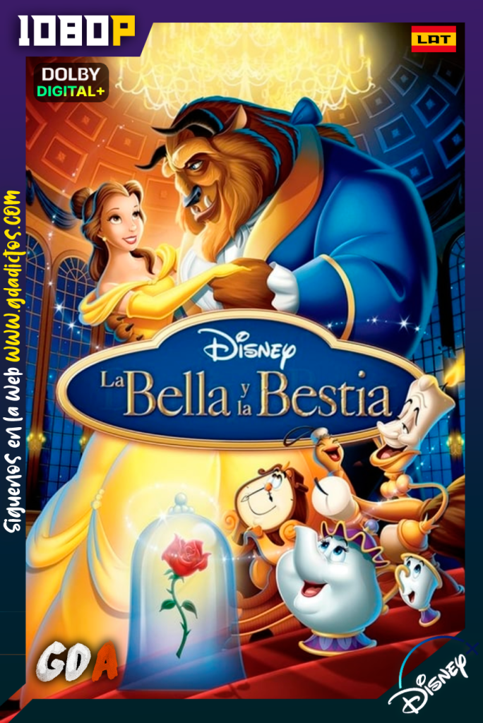 La Bella y la Bestia (1991) DSNP WEB-DL [1080p] [Lat – Ing – Por – Cas]