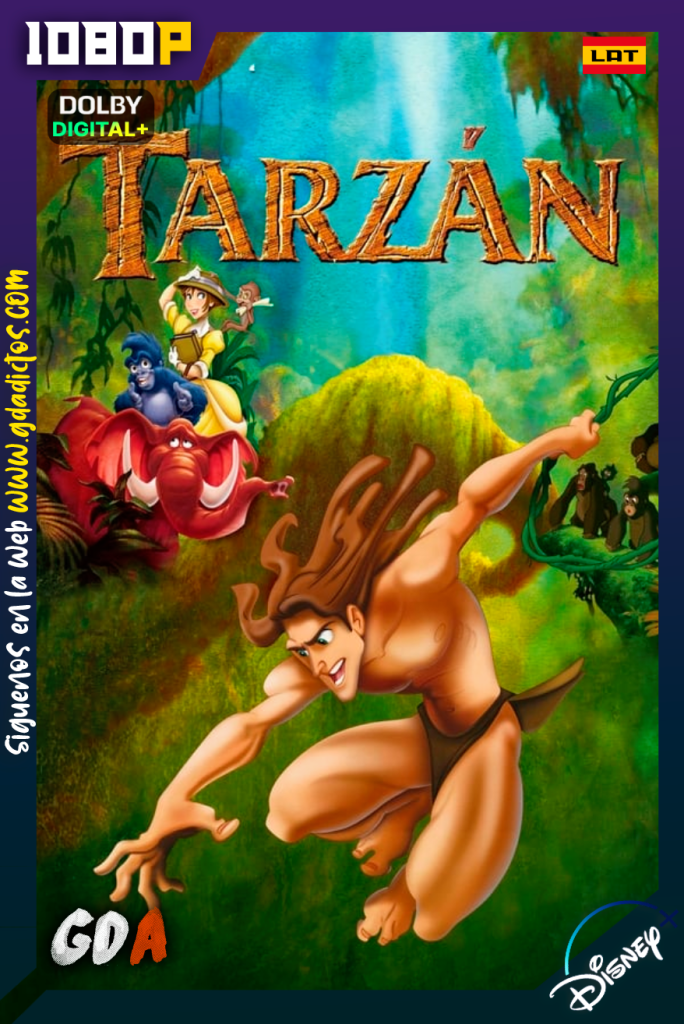 Tarzan (1999) DSNP WEB-DL [1080p] [Lat – Ing – Por]