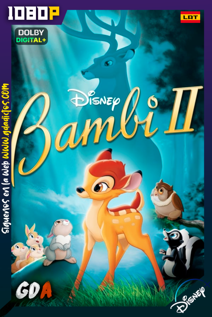 Bambi 2 (2006) DSNP WEB-DL [1080p] [Lat – Ing – Por – Cas]
