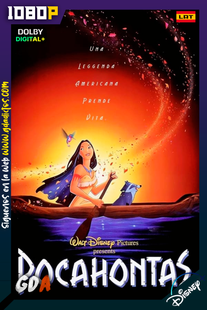 Pocahontas (1995) DSNP WEB-DL [1080p] [Lat – Ing – Por – Cas]