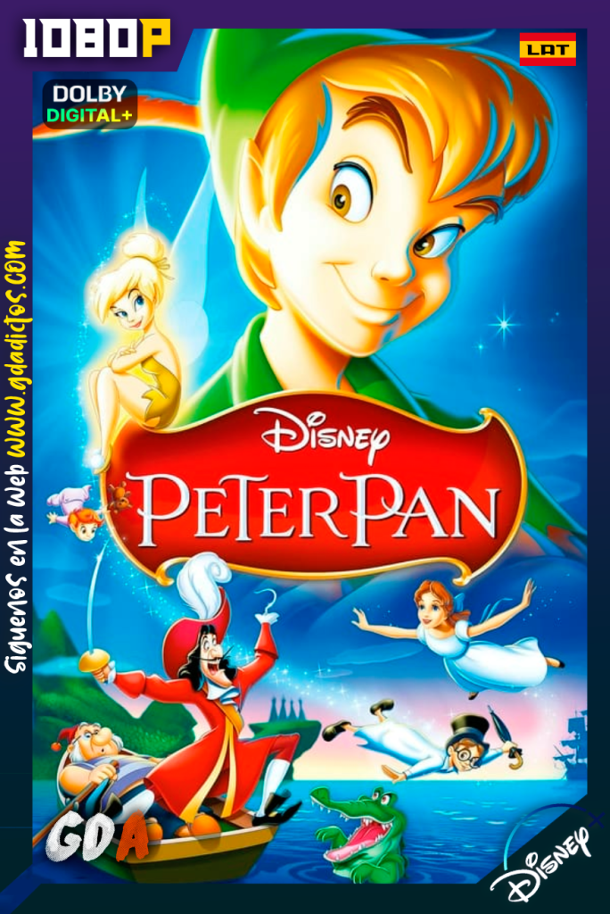 Peter Pan (1953) DSNP WEB-DL [1080p] [Lat – Ing – Por]