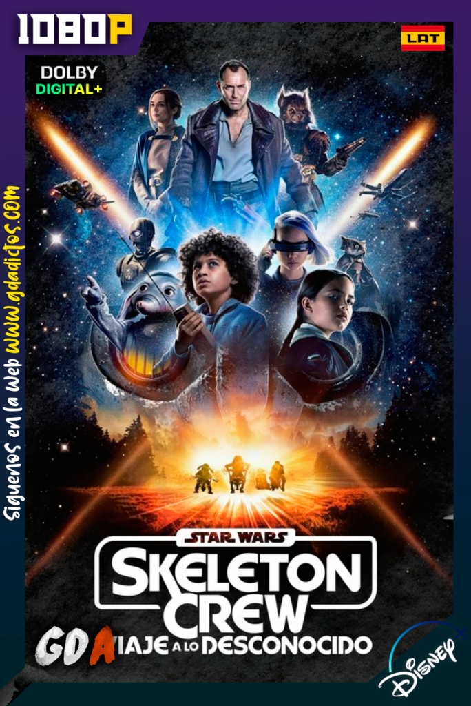 Star Wars Skeleton Crew: Viaje a lo Desconocido (2024) DSNP 1080p [Lat – Ing] #1Temporada [05/08]