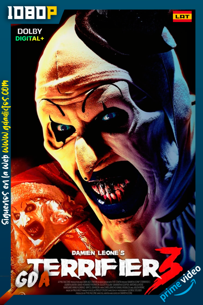 Terrifier 3: Payaso Siniestro (2024) AMZN WEB-DL [1080p] [Lat – Ing – Por]