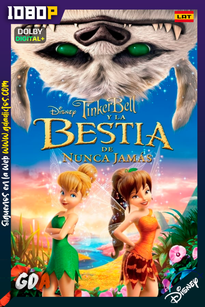 Tinker Bell y La Bestia de Nunca Jamás (2014) DSNP WEB-DL [1080p] [Lat – Ing – Por]
