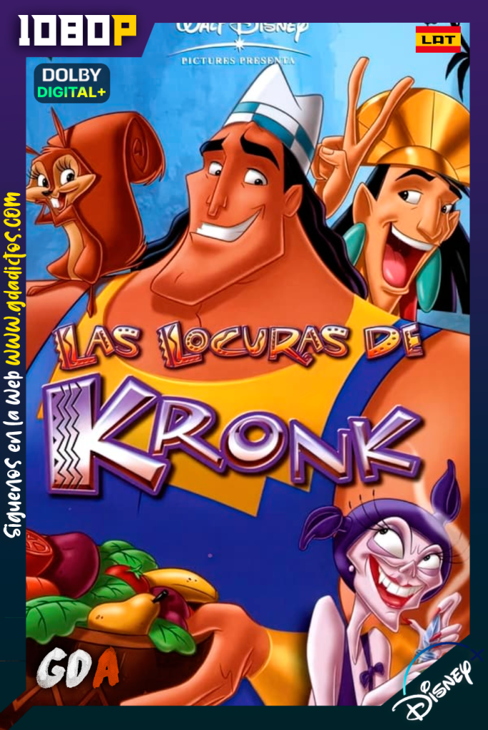 Las Locuras de Kronk (2005) DSNP WEB-DL [1080p] [Lat – Ing – Por]