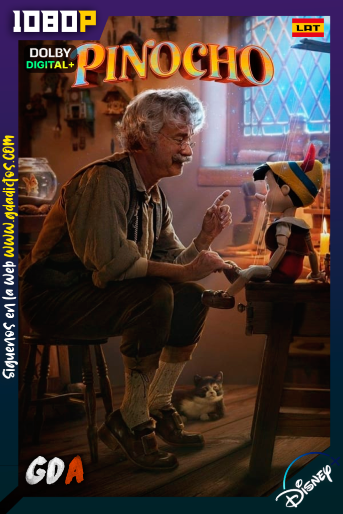 Pinocho (2022) DSNP WEB-DL [1080p] [Lat – Ing – Por – Cas]