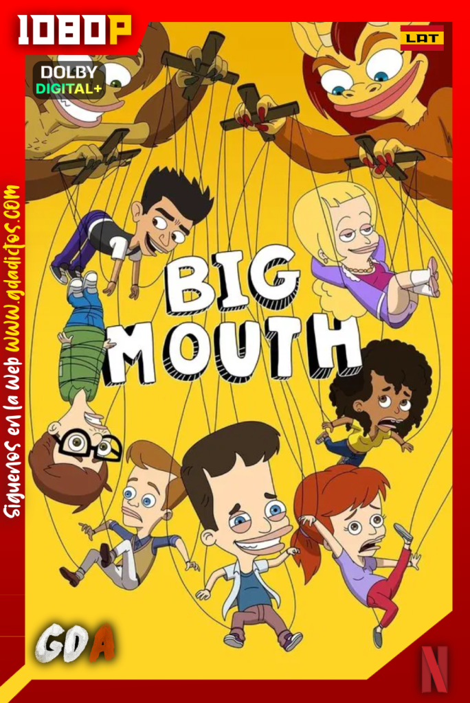 Big Mouth (2017) NF 1080p [Lat – Ing – Por – Cas] #8Temporadas [81/81]