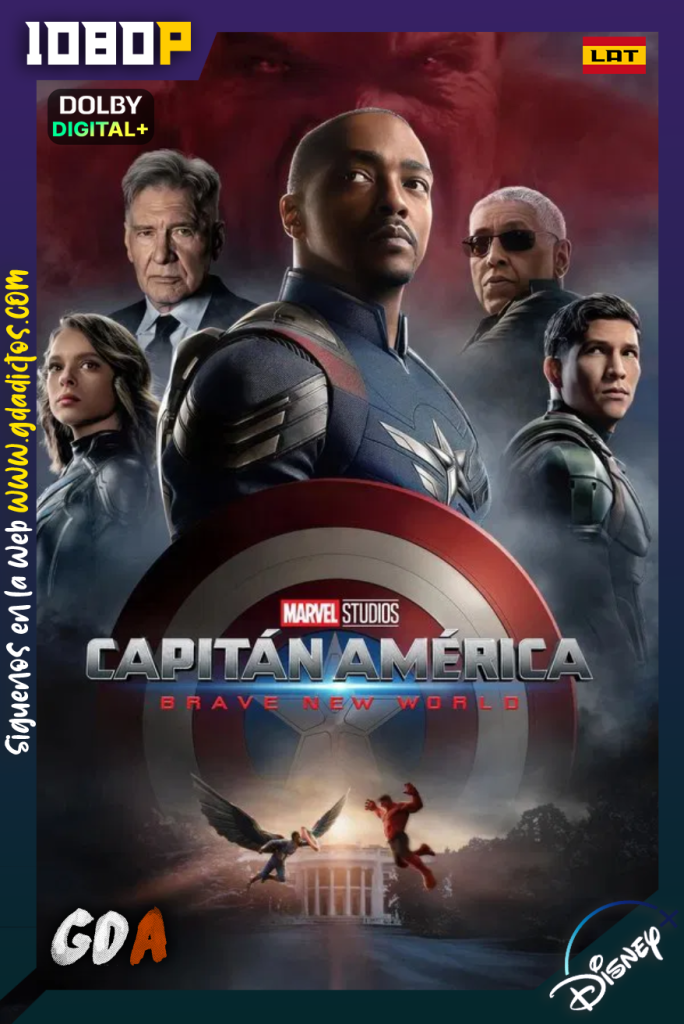 Capitán América: Un Nuevo Mundo (2025) DSNP WEB-DL [1080p] [Lat – Ing – Por – Cas]
