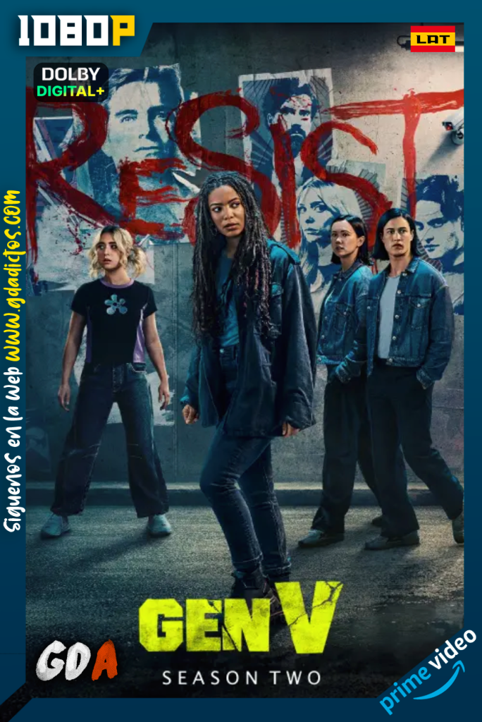Gen V (2023) AMZN 1080p [Lat – Ing – Cas – Por] #Temporada2 [08/08]