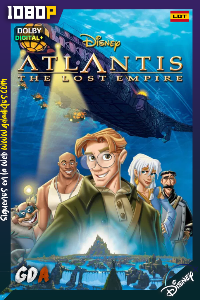 Atlantis: El imperio Perdido (2001) DSNP WEB-DL [1080p] [Lat – Ing – Por – Cas]