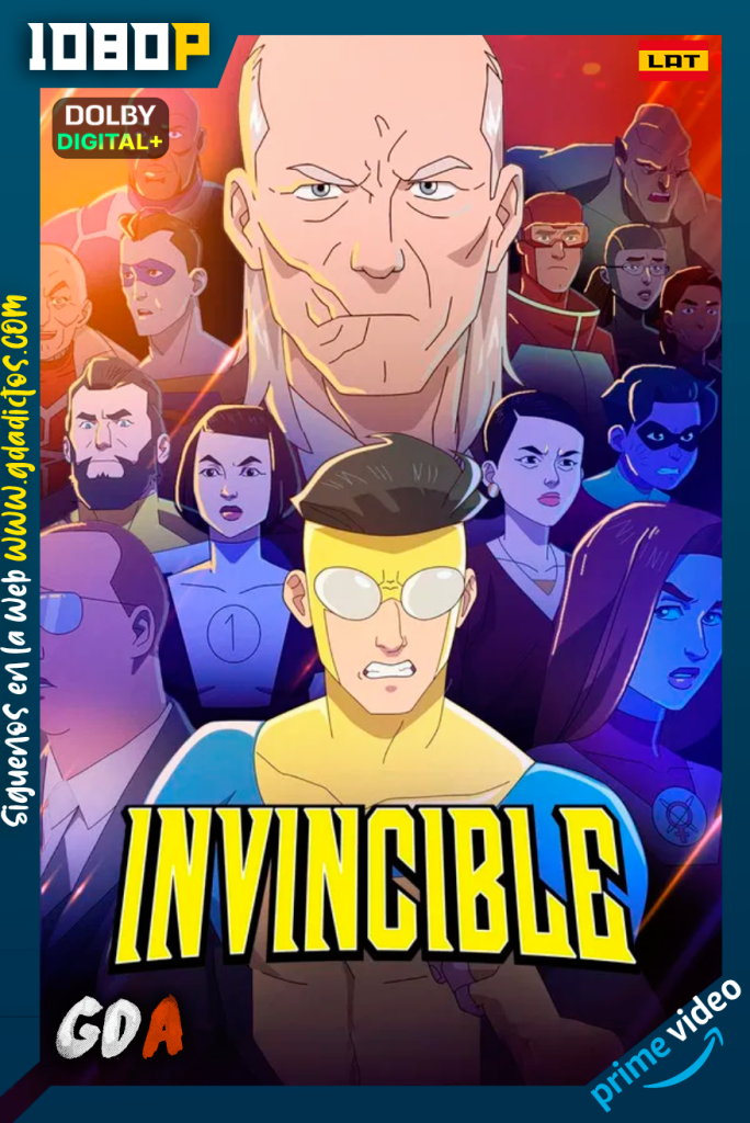 Invincible (2021) AMZN 1080p [Lat – Ing – Por – Cas] #3Temporadas [24/24]