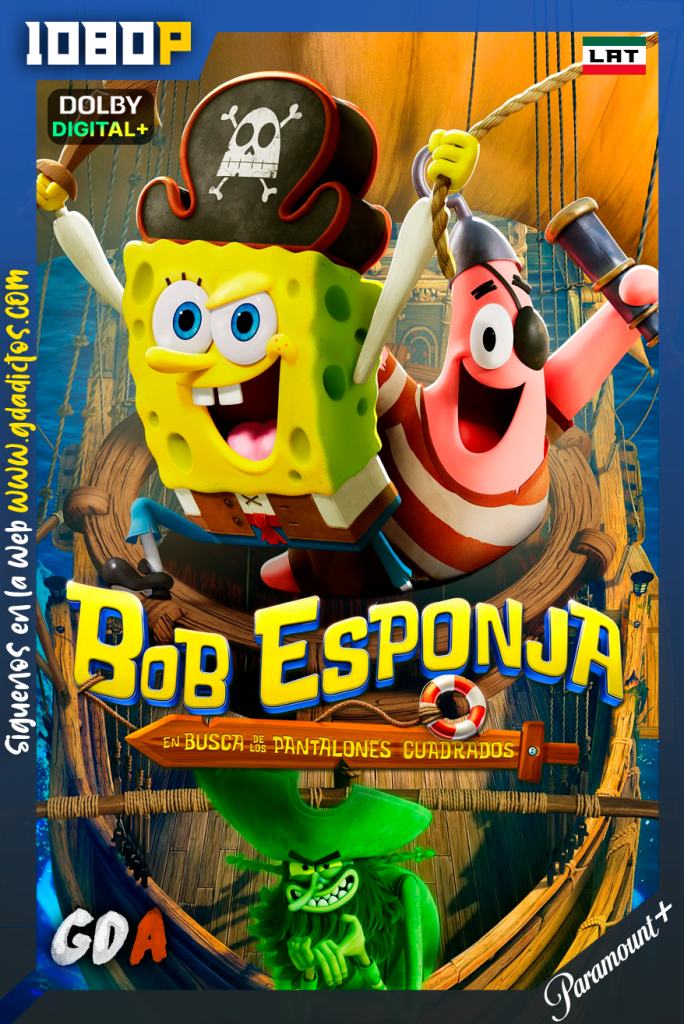 Bob Esponja En busca de los pantalones cuadrados (2025) PMTP WEB-DL [1080p] [Lat – Ing – Por]