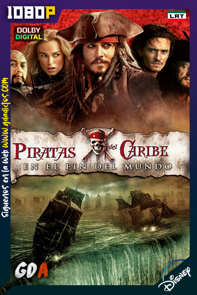 Piratas del Caribe: En el Fin del Mundo (2007) DSNP WEB-DL [1080p] [Lat – Ing – Por]